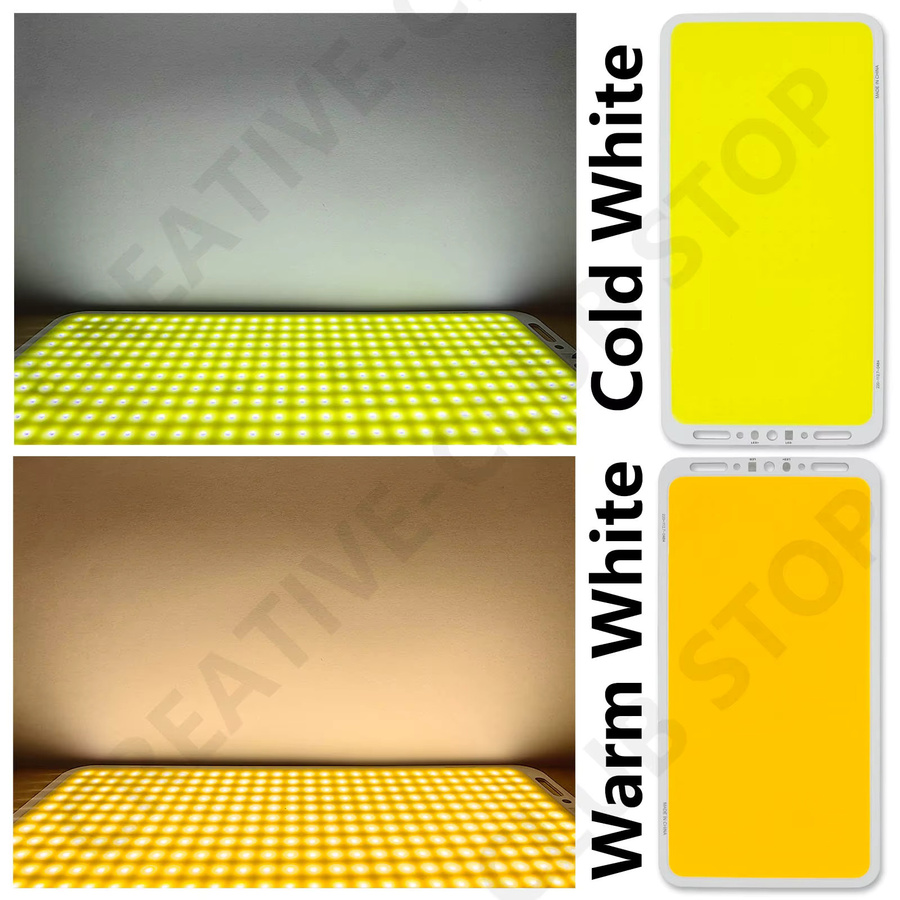 DT&ZM Dimmbares 100 W LED-COB-Lichtpanel in Warmweiß für Leselampen, Türkuppeln, Soffitten und Kennzeichenbeleuchtung (DC12V-14V) - Bild 3