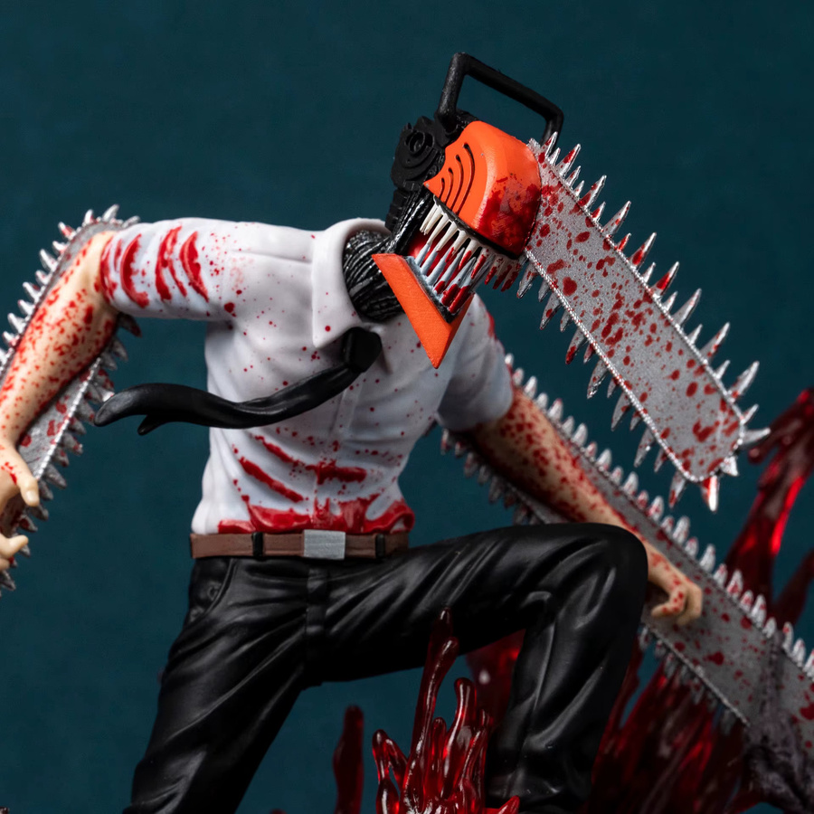 Bandai Anime Denji Pochita Modell Statue, 29 cm, Bunt - Bild 2