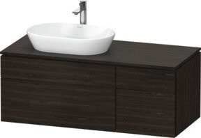 Duravit L-Cube Waschtischunterschrank Wandhängend, Breite: 122 cm, Tiefe: 55 cm, Höhe: 48,2 cm, Mattgrau - Bild 1