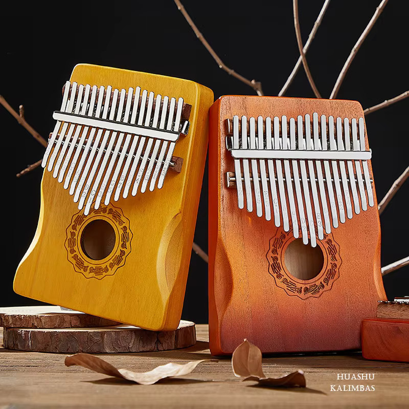 Hluru Kalimba Daumenklavier, 17/21 Tasten, Musikinstrument - Bild 1