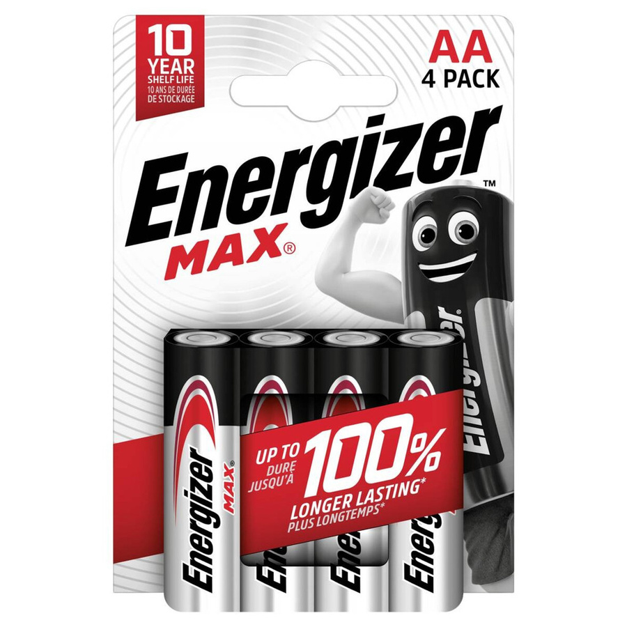 Energizer Max Alkaline AA Mignon Batterien 4er Pack - Bild 2