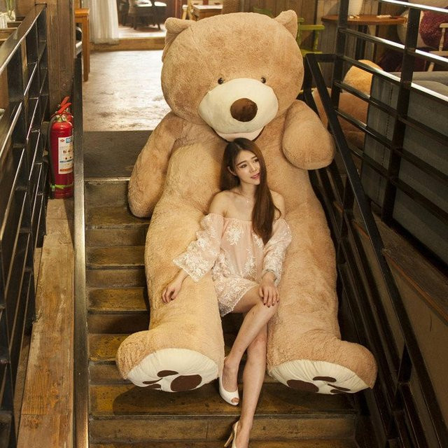 Amerika Riesen Teddybär Plüschtier, Braun - Bild 1
