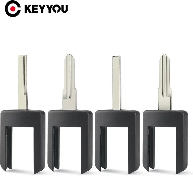 KEYYOU 5er Set Ersatz-Fernbedienungsschlüssel für Vauxhall und Opel Corsa Agila Meriva Combo in Schwarz - Bild 1