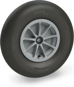 Fetra Luftrad mit Rille, 2er Pack, Schwarz/Grau, Breite: 40 cm, Höhe: 10 cm - Bild 1