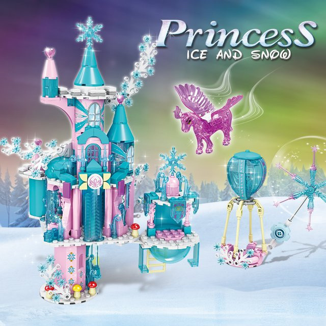 AMAZINGBLOKS Magisches Eis-Schloss, Bausteine, Bunt / Mehrfarbig - Bild 1