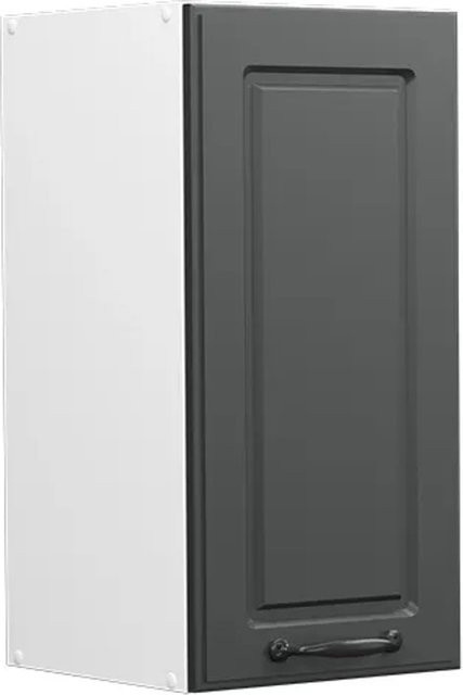 Vicco Hängeschrank R-Line Küchenschrank Landhaus Stil in Anthrazit und Weiß B: 30 cm, H: 60 cm, T: 31 cm - Bild 1