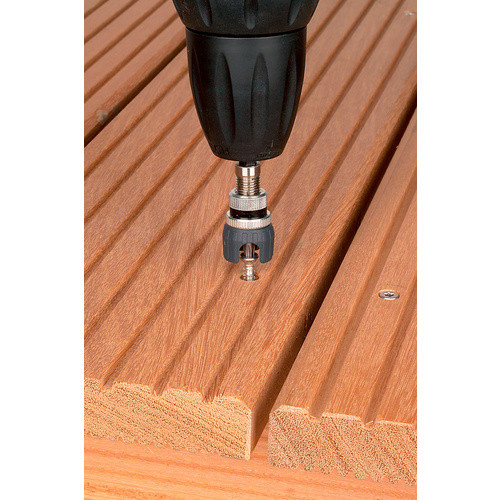 Wolfcraft Bithalter aus Edelstahl in Grau - Bild 4