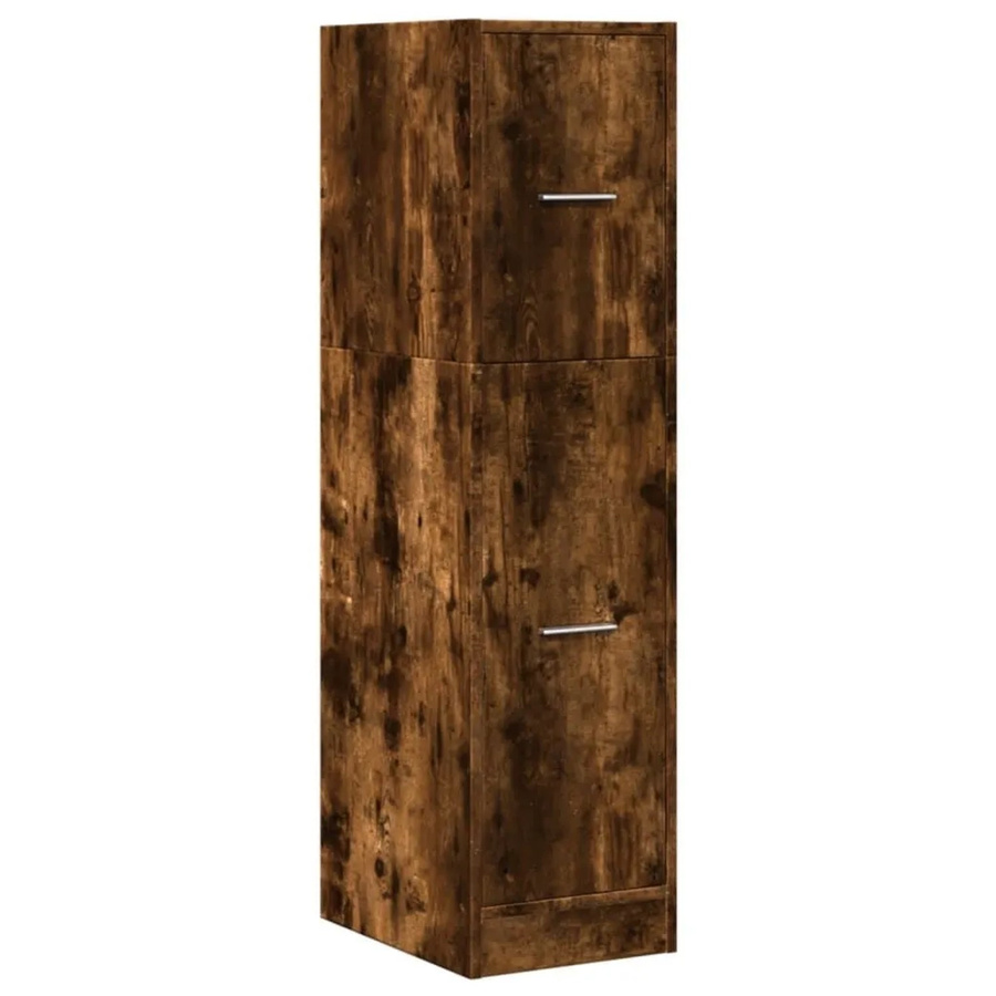 vidaXL Apothekerschrank Räuchereiche B/T/H: 30 x 41 x 118 cm - Bild 2