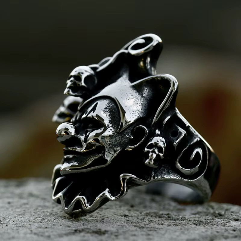 Beier Ring Edelstahl, Punk, Herren, Silber - Bild 3