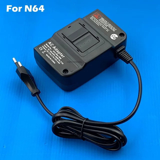 HeroAngel AC/DC-Adapter Netzteil für N64 Spielkonsole in Schwarz - Bild 1