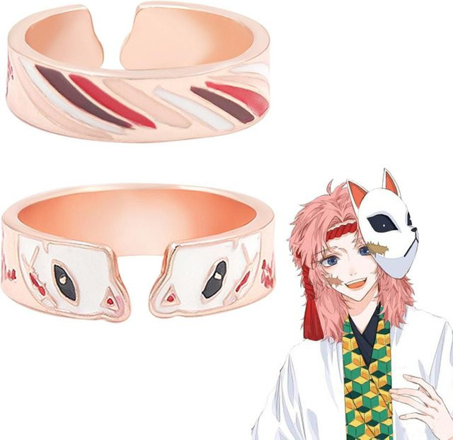 TUYUE Ring, Zinklegierung, Roségold, Unisex, verstellbar - Bild 1