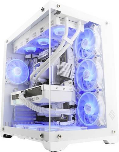 CSL Computer Gaming PC M11230H Desktop PC in Weiß mit Intel Core i9 14900KF, 96GB RAM, 4000GB SSD und Nvidia GeForce RTX 4070 Ti Super 16GB GDDR6X - Bild 1