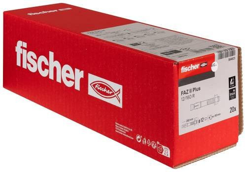 Fischer FAZ II Plus Bolzenanker aus Stahl, Durchmesser: 12 mm, Länge: 160 mm, 20 Stück - Bild 1