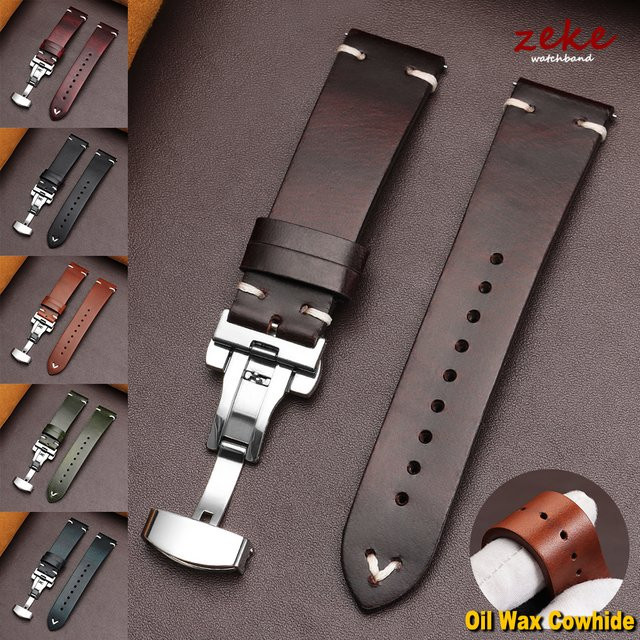 crazyband Uhrenarmband Rindsleder, Vintage, Unisex - Bild 1