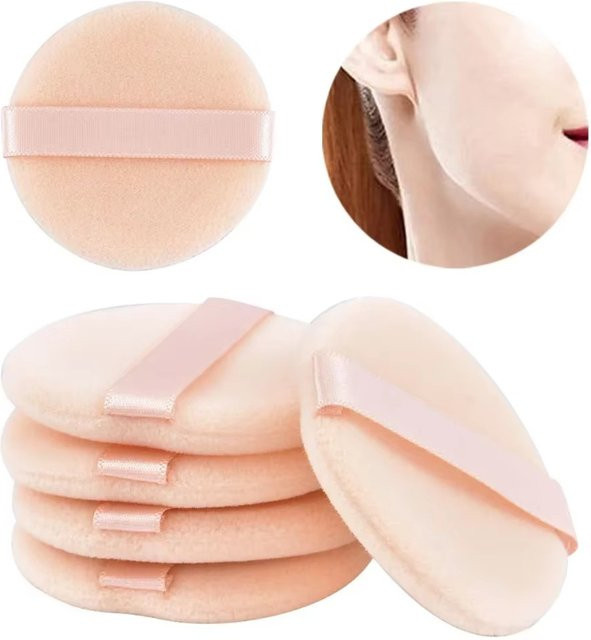 Professionelle Runde Make-up Puffs für Puder und Foundation, 5-30 Stück, Unisex - Bild 1