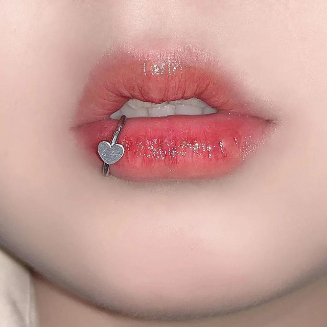 YULIN Lippenring Edelstahl, Silber, Damen, 1.2x10mm - Bild 1