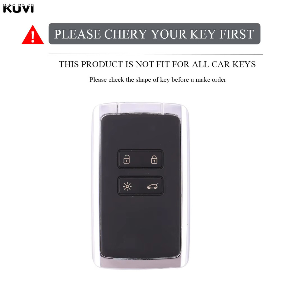 Kuvi TPU Schlüsselhülle für Renault und Dacia Funkschlüssel - Bild 2