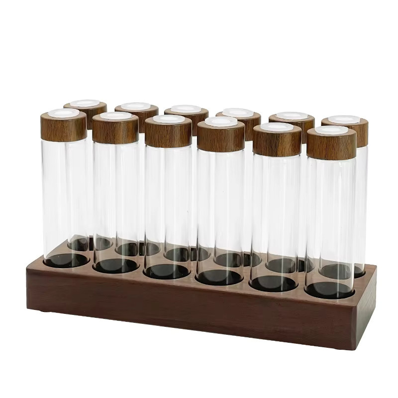 ALIKISSCAFE Glas-Vorratsbehälter für Kaffeebohnen und Tee mit luftdichtem Deckel, transparent - Bild 4