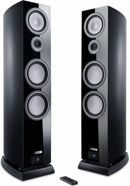 Canton Smart Vento 9 S2 Wireless Aktiv-Standlautsprecher Set, Schwarz Hochglanz - Bild 1