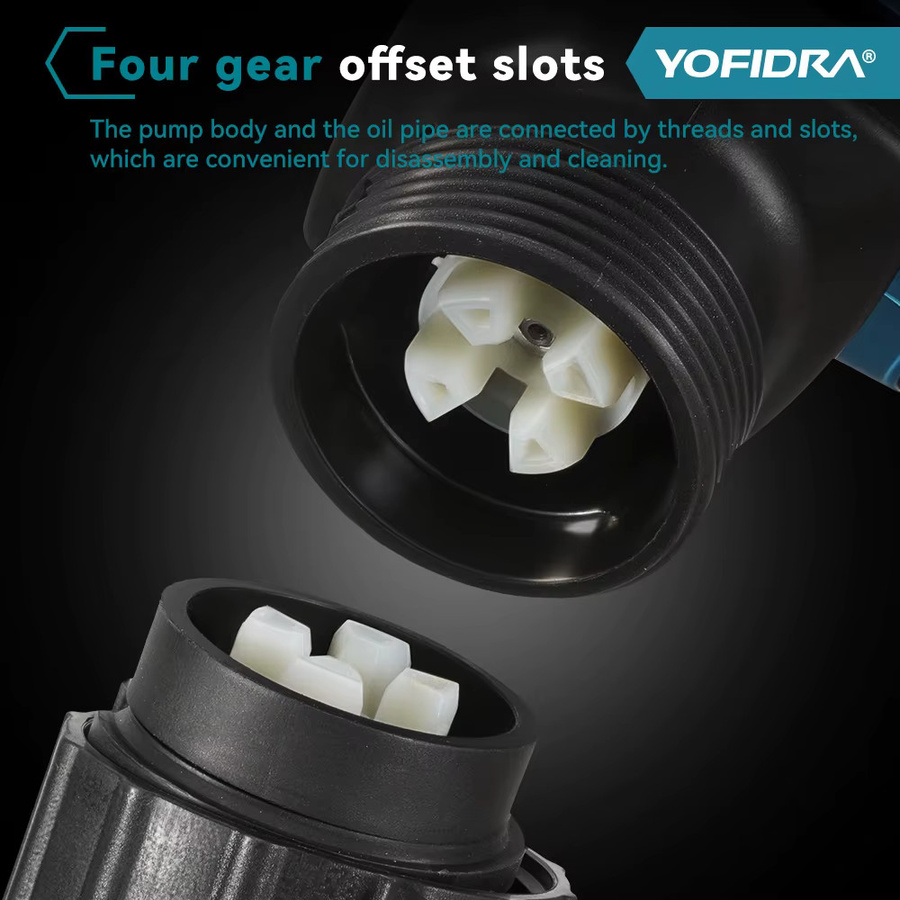 YOFIDRA Bürstenlose Wasser Transfer Pumpe 3000 W mit 3 Gängen und 80-150 L/Min für Makita Akku kompatibel - Bild 2
