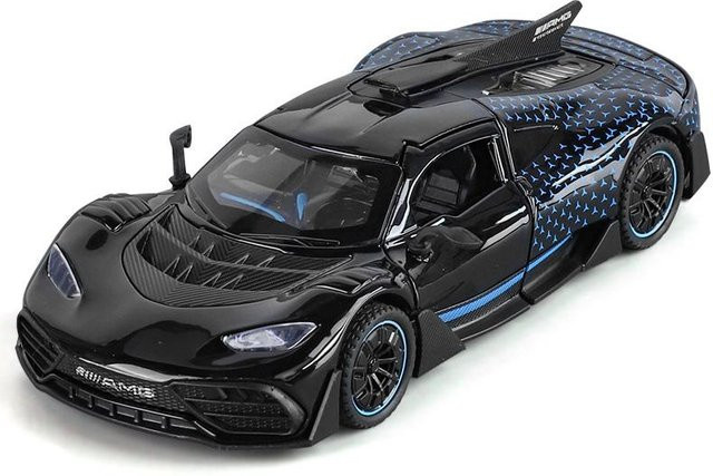 Linyi Toy Car Amg One Supersportwagen, Modellauto, 1:32, Metall, Licht und Sound, ab 4 Jahren - Bild 1