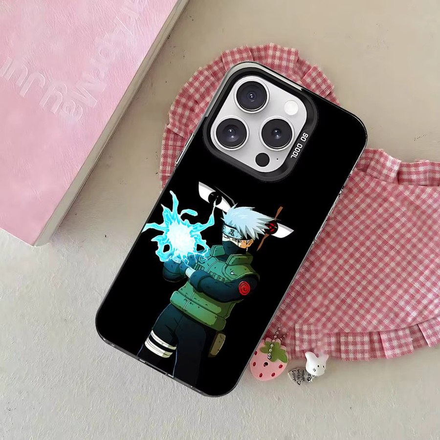 Naruto Sharingan Handyhülle für Apple iPhone 11 12 13 14 15 16 17 Pro Max Plus Mini Bunt - Bild 5