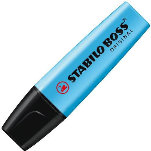 Stabilo BOSS ORIGINAL Textmarker mit Keilspitze in Blau - Bild 1