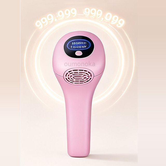 oumonoka IPL-Laser-Haarentferner, pink, Unisex, Gesicht - Bild 1