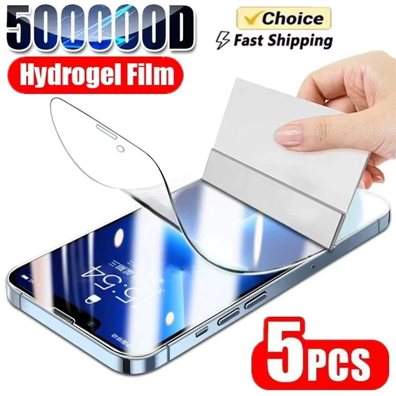 Vollflächige Hydrogel-Displayschutzfolie für Xiaomi Poco F7 Pro F7 X7 Pro X7 X6 C75 X5 5G M7 Plus 5G C65 F6 M6 C71 M7 in Transparent - Bild 5
