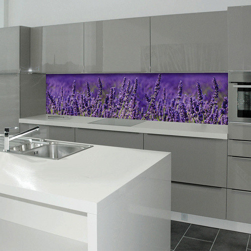 mySPOTTI Küchenrückwand Lavendel aus Aluverbund, Farbe: Purple, Breite: 220 cm, Höhe: 60 cm - Bild 2