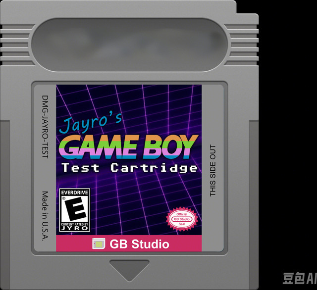 Jayros Retro Gameboy Testkartusche für die GBC Spielekonsole - Bild 1