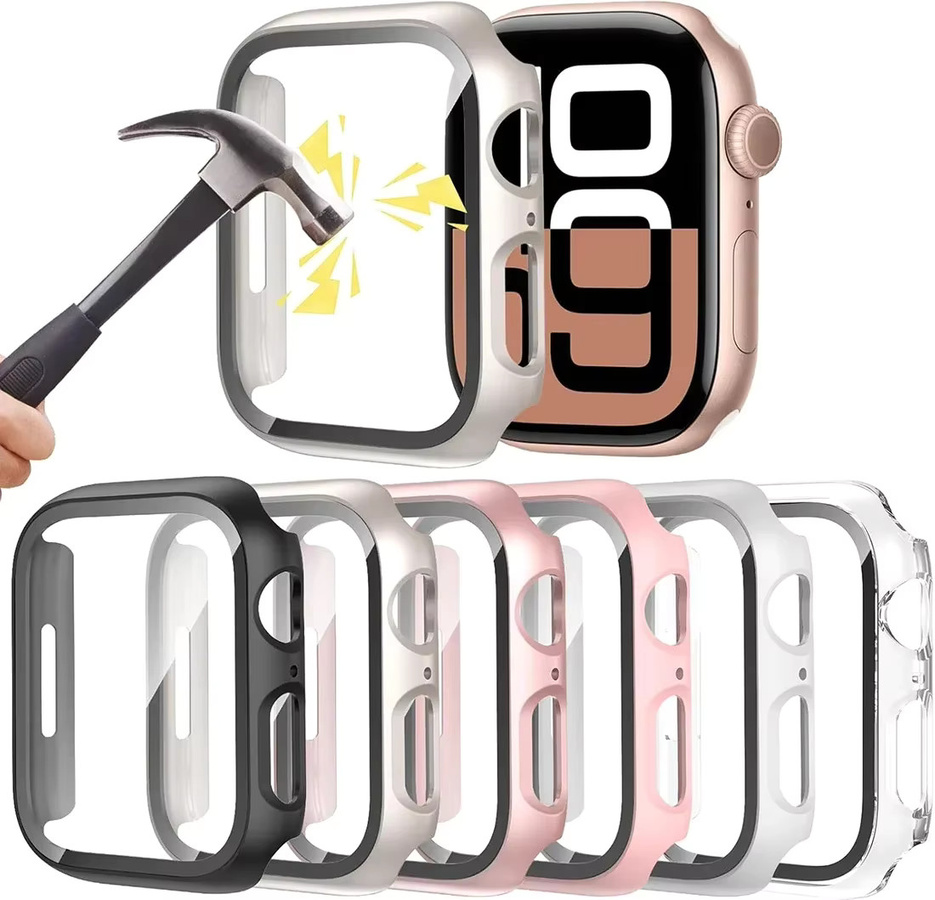 Gehäuseabdeckung und Displayschutzfolie für Apple Watch, Unisex - Bild 1