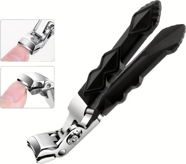 OLOEY Zehennagelknipser aus Edelstahl, glänzend, Unisex - Bild 1