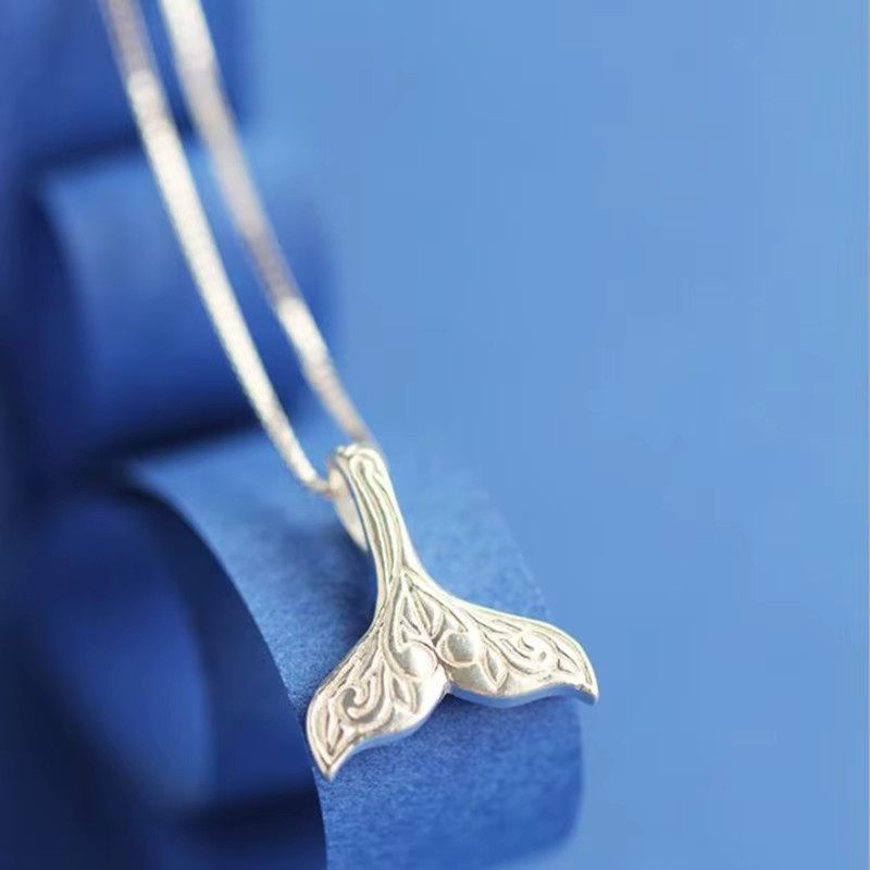 GaGa-Duck Halskette, Meerjungfrau Fischschwanz, 925 Silber, Damen - Bild 2