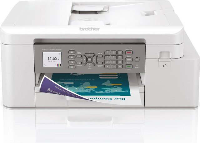 Brother MFC-J4340DWE Multifunktionsdrucker in Weiß mit Drucken, Scannen und Kopieren via Wi-Fi und USB - Bild 1