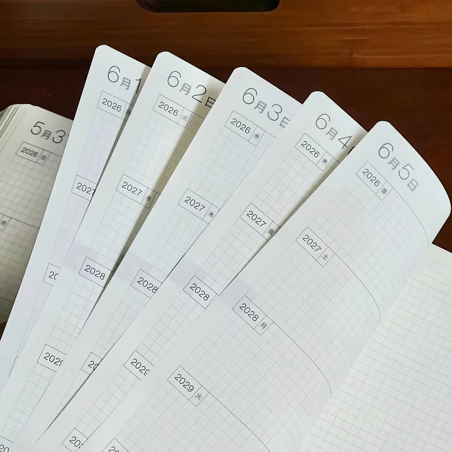 Art Farmer 5-Jahres-Vintage-Tagebuch mit weichem Kunstledereinband und dickem Papier, datiert 2026-2030 für Planung und Journaling - Bild 3