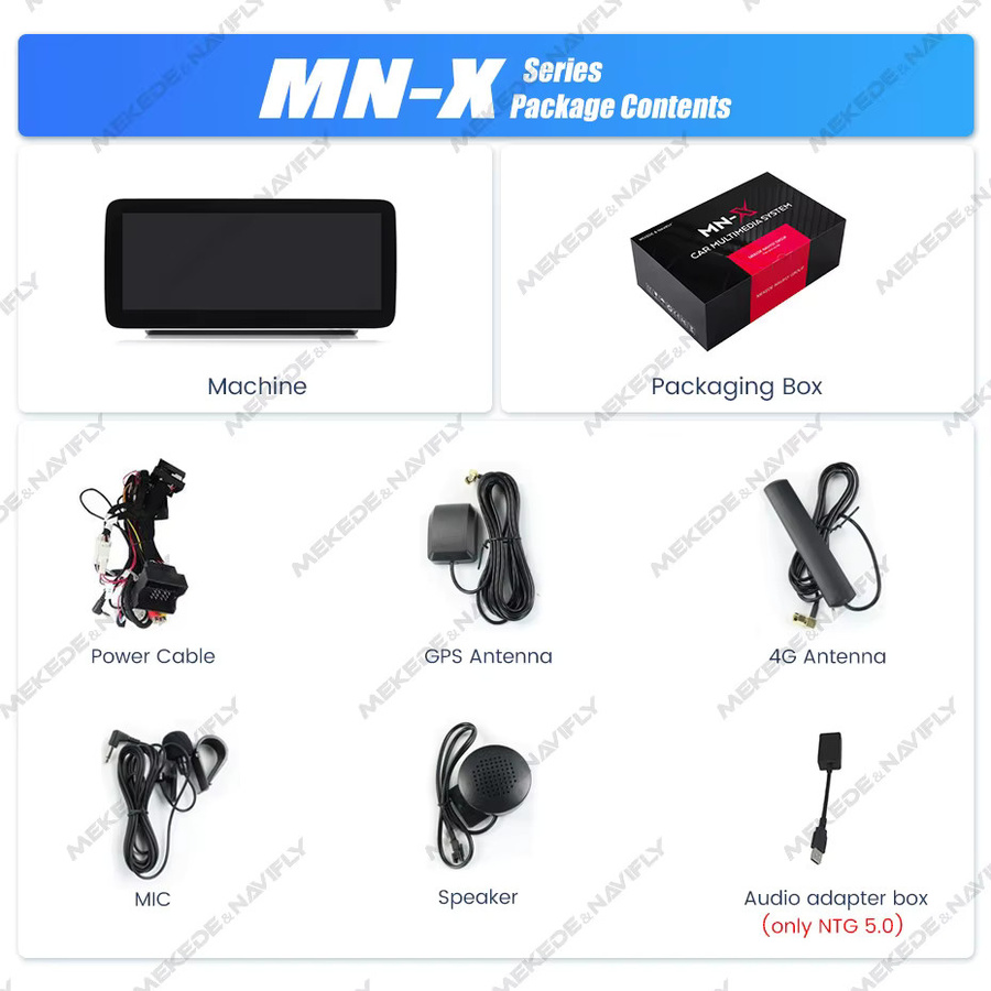 MEKEDE Android 15 Autoradio mit Wireless CarPlay und Android Auto für Mercedes Benz W205 GLC C V Klasse W447, 4G WLAN GPS Navigation, Schwarz - Bild 7
