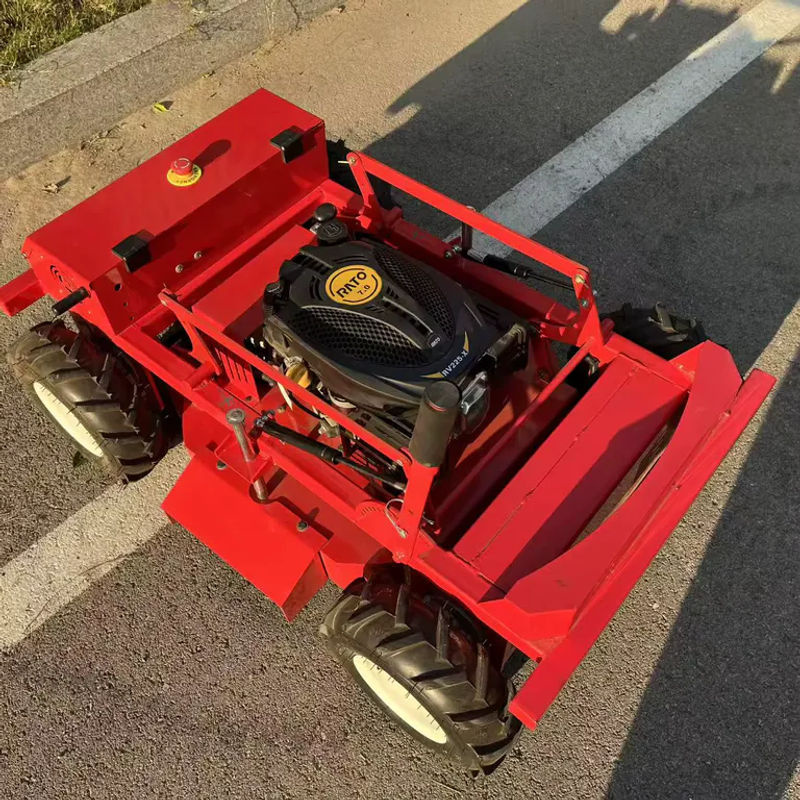 ZONAWELL Intelligenter Rasenmäher-Roboter in Rot mit 600 mm Schnittbreite, selbstfahrend mit Fernbedienung und Kletterfunktion für deinen Garten - Bild 2