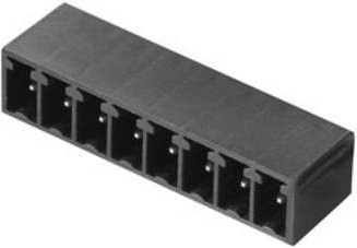 Weidmüller Stiftgehäuse-Platine BC/SC in Schwarz, 19 Polzahl, Rastermaß: 3.81 mm, 50 Stück - Bild 1