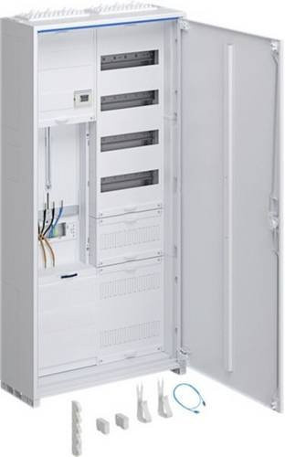 Hager ZB321X16T Komplettschrank Verteilerkasten Weiß Aufputz B: 55,0 cm, H: 20,5 cm, T: 3,0 cm - Bild 1