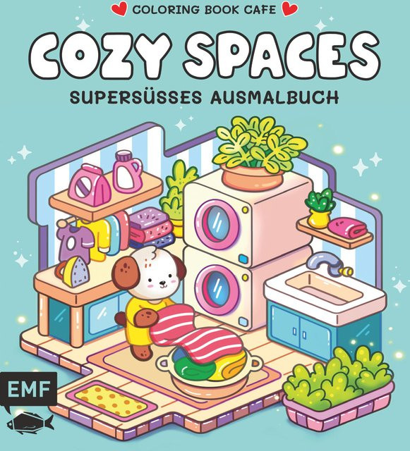 EMF Cozy Coloring Cozy Spaces Malbuch multicolor - Bild 1