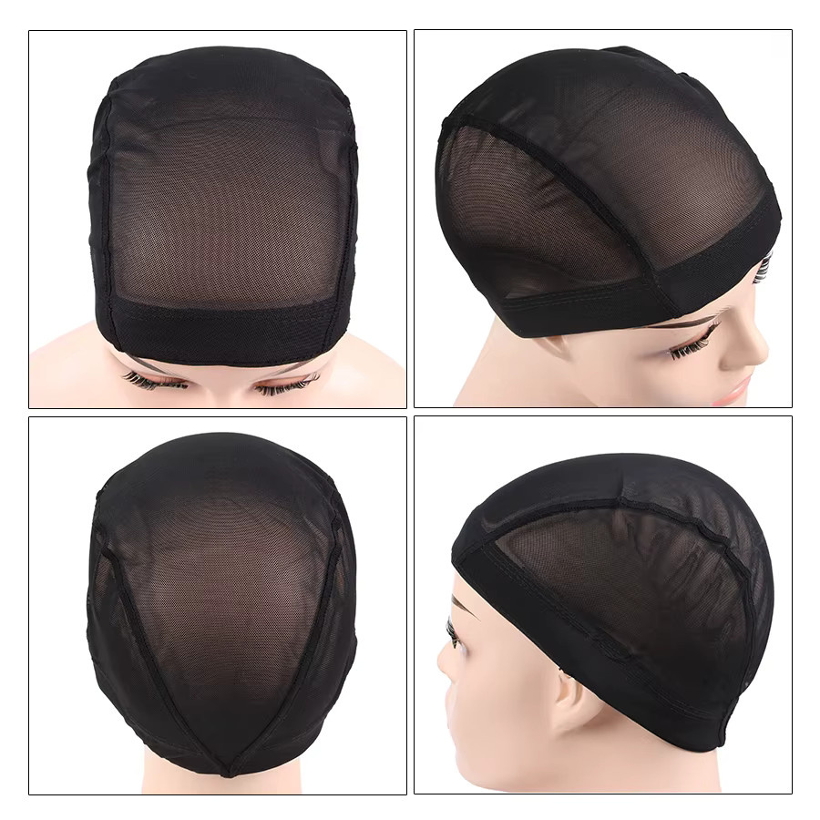 plussign Perücken-Netzkappe, Schwarz, Unisex - Bild 5