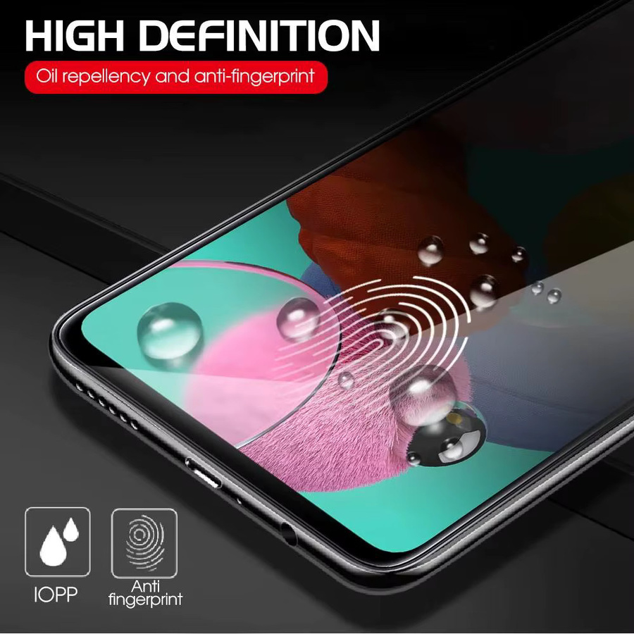 3er-Pack Anti-Spion Schutzglas für Samsung Galaxy A15 A35 A55 A05 A14 A54 A12 A17 A16 A26, Transparent - Bild 4
