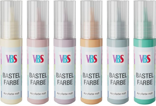 VBS Bastelfarben-Set Pastel - Bild 1