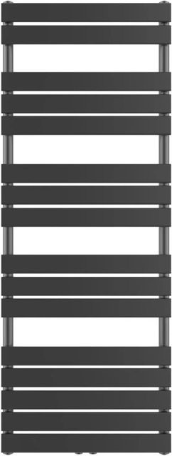 AICA Handtuchheizkörper Anthrazit mit Mittelanschluss B: 60 cm, H: 160 cm, Leistung: 1063W - Bild 1