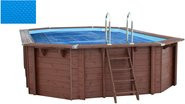 Interline Poolabdeckung Spruce für ovale Holzpools in Blau, L x B: 6,40 x 4,00 m - Bild 2