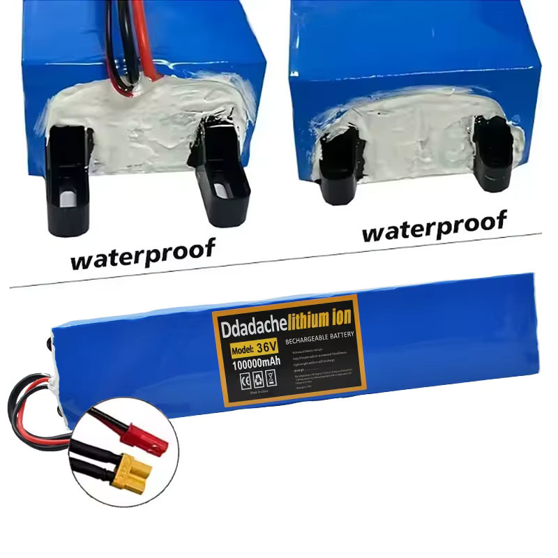 MKEPA Elektroroller-Akkupack 36V 100000mAh Lithium-Ionen Akku für M365 in Blau - Bild 3