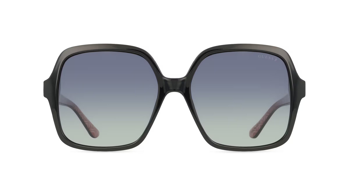 Guess GU7921-H Sonnenbrille, Vollrand, quadratisch, Acetat, Unisex, schwarz - Bild 1