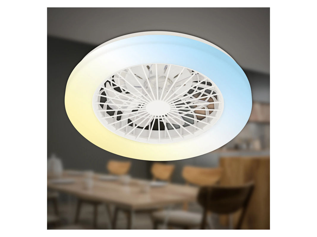 BRILONER LED Deckenleuchte in Weiß mit Fernbedienung, Dimmer und Timer - Bild 2