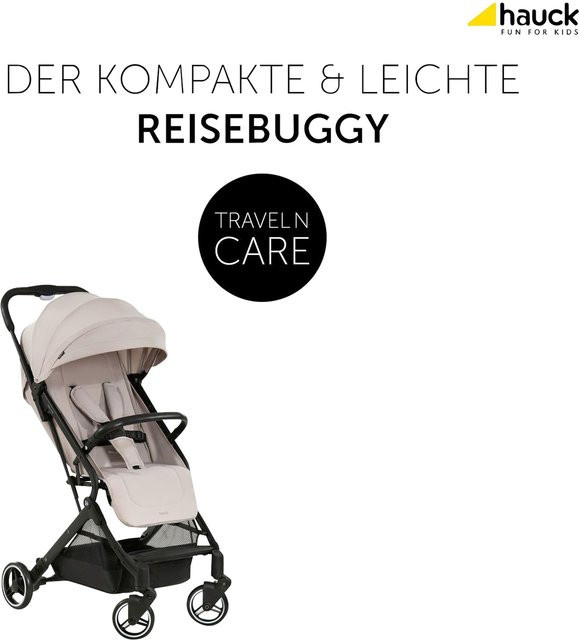 Hauck Buggy TravelNCare Allround Buggy in Beige mit Federung und faltbarer Konstruktion - Bild 1